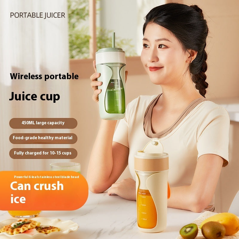 Portable Small Wireless Multi-function Electric Fresh Fruit And Vegetable Juice Cup