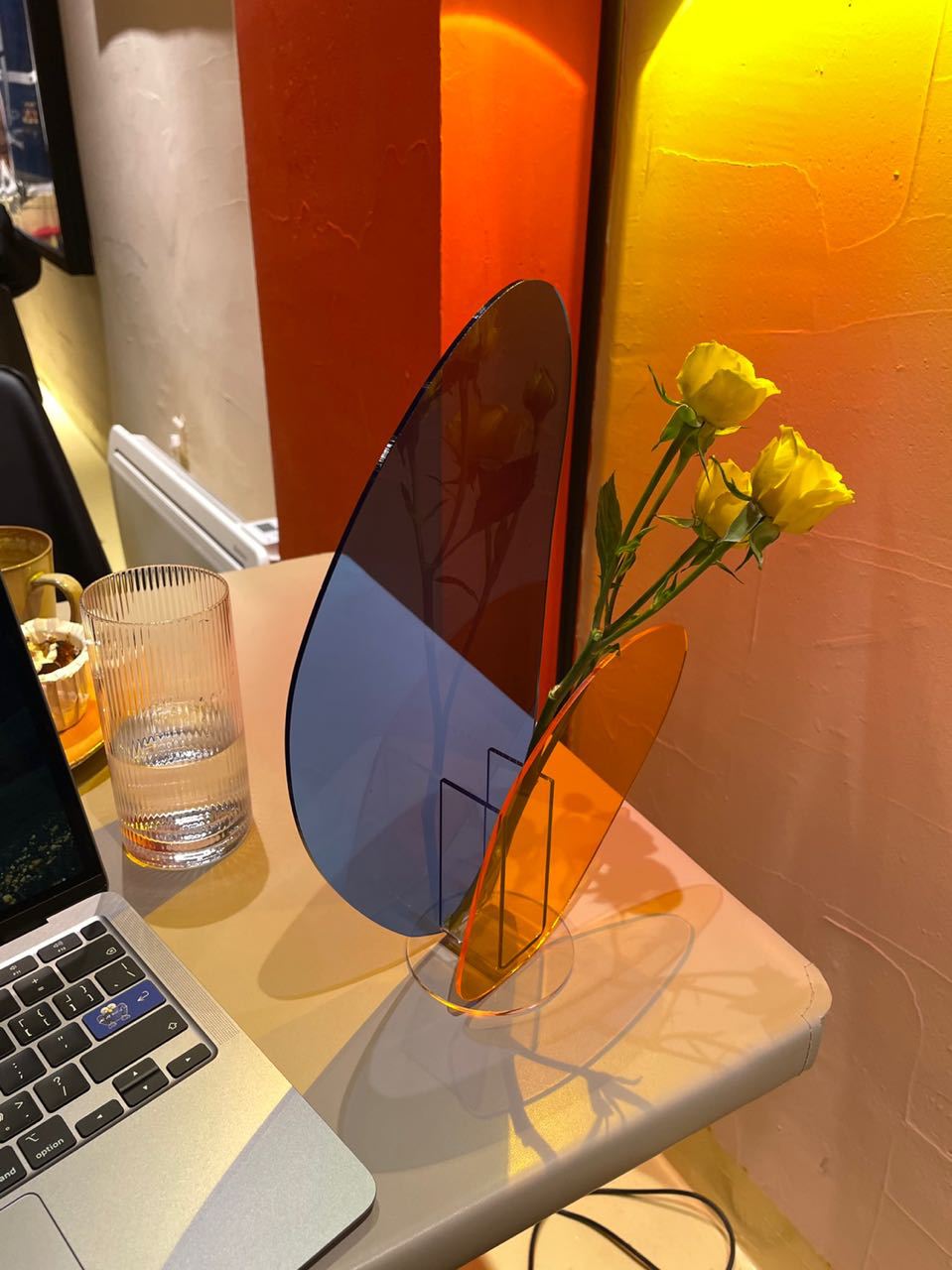 European And American Acrylic Vase Furniture Decoration