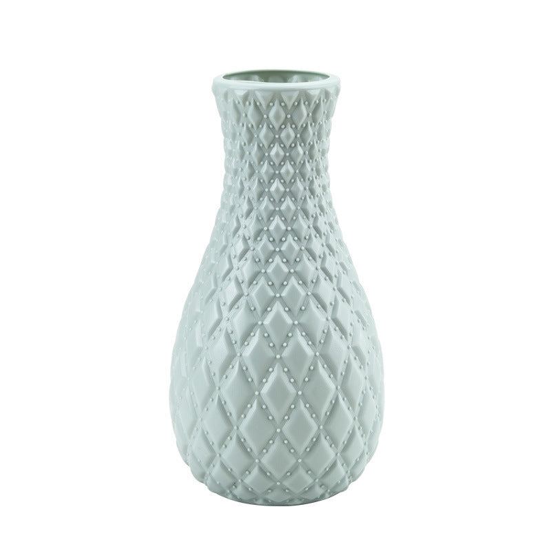 Firm And Durable Plastic Glazed Vase Container