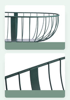 Metal Hollowed Out Fruit Vegetable Snack Tray Bowl Basket Kitchen Storage Rack Holder Large Capacity Kitchen Organizer Basket