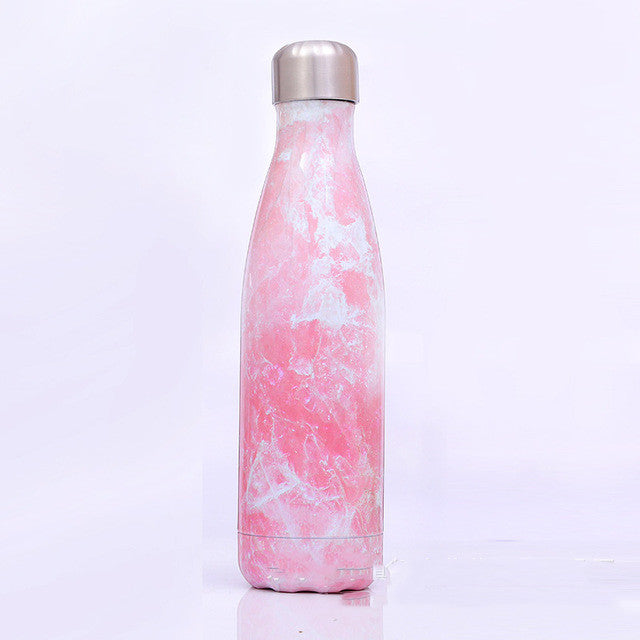 Fashionable Vacuum Heat Outdoor Sports Heat Preservation Water Bottle