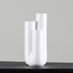 Creative Pipe Shape Porous Ceramic Vase