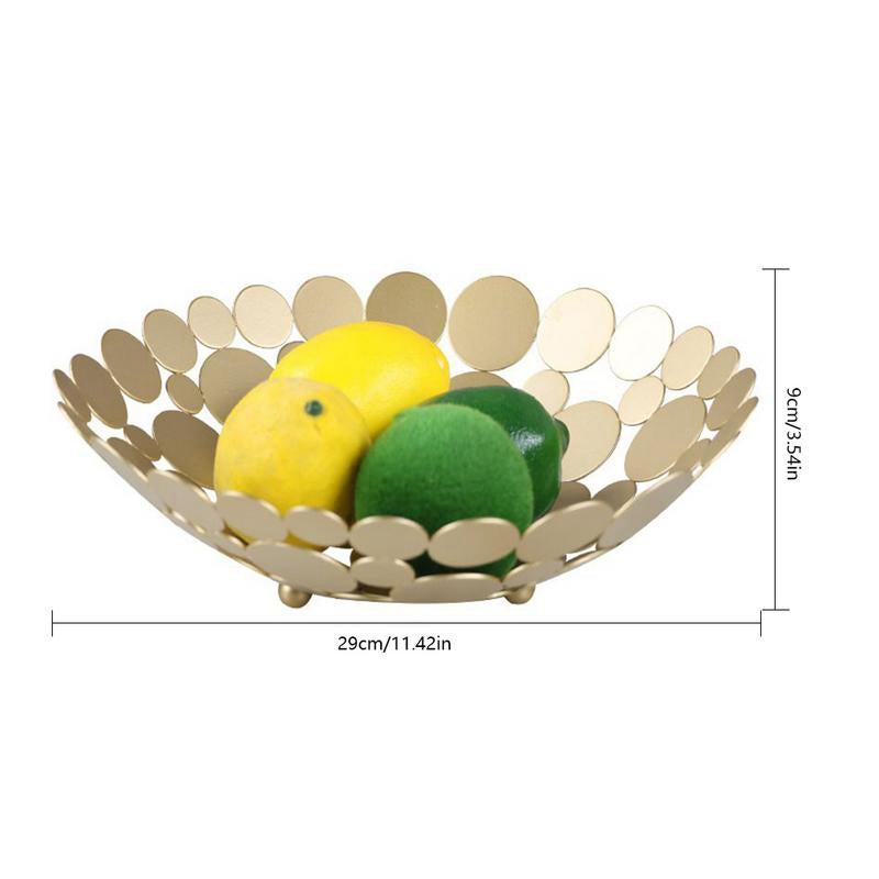 Wrought iron fruit plate