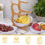 Stacked Fruit Tray Multi-layer Plate Three Compartments Snack Candy Platter Bowl