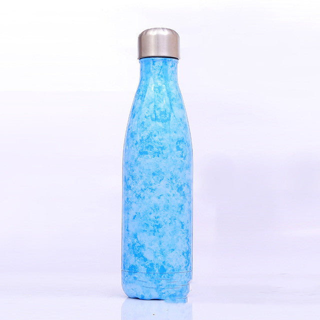 Fashionable Vacuum Heat Outdoor Sports Heat Preservation Water Bottle