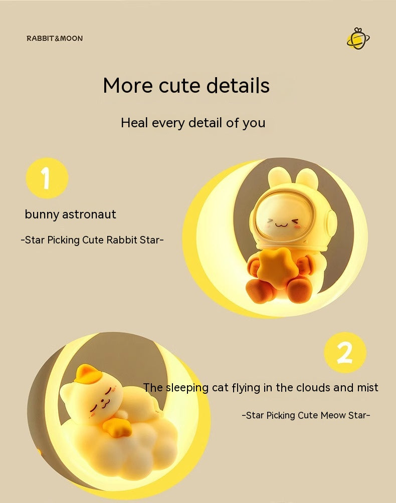 Small Night Lamp Bedroom Bedside Sleeping Table Lamp Children's Dragon Year New Year Gift