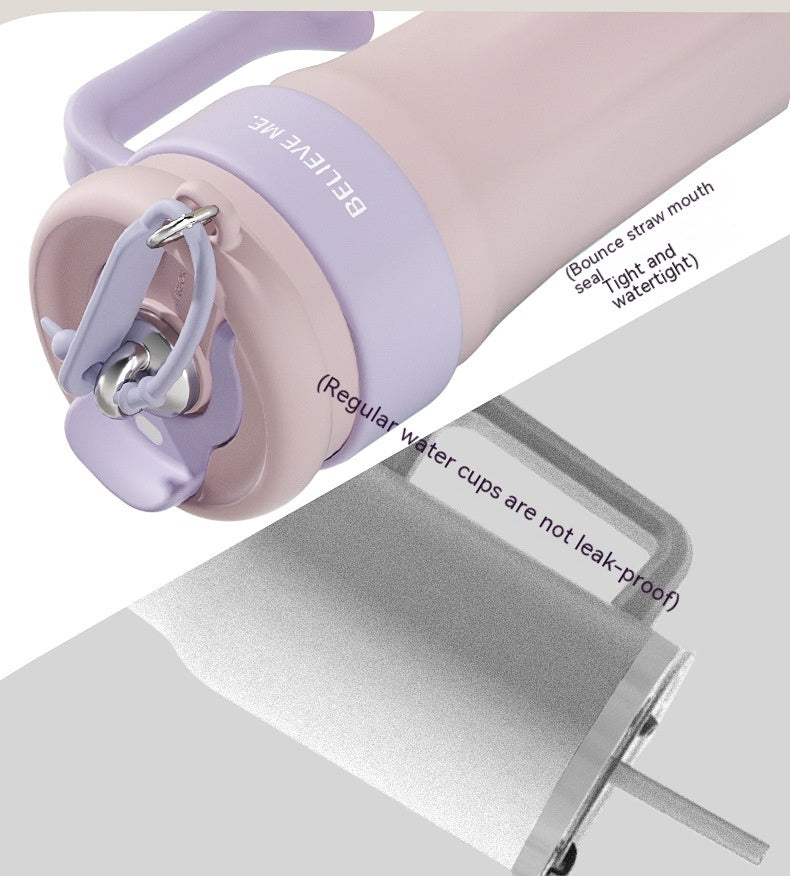 Solid Color American Vacuum Cup 316 Stainless Steel Coffee Cup