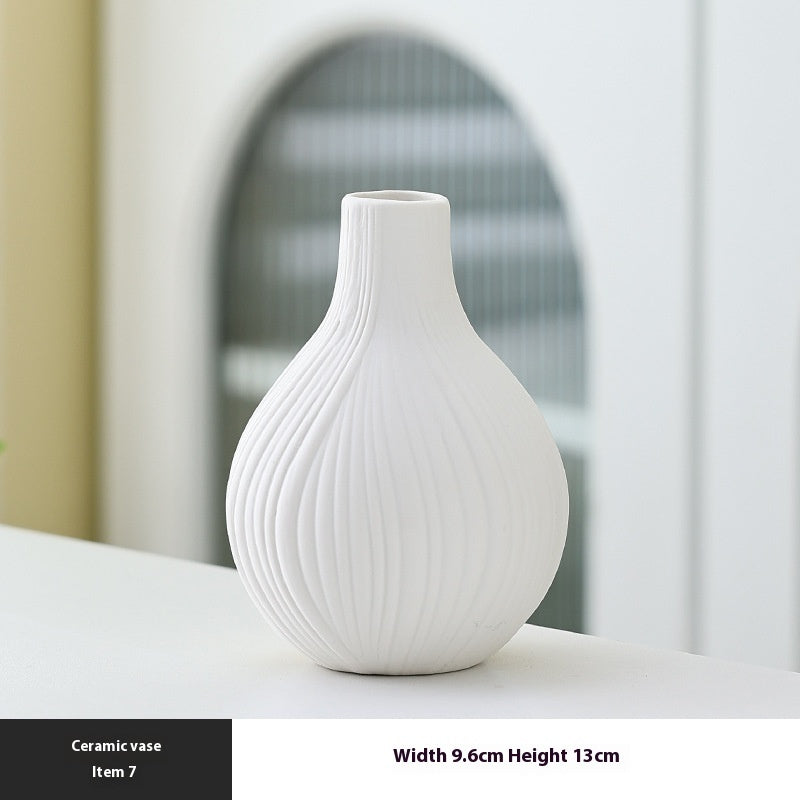 Ceramic Vase Minimalist Creative Flower Container
