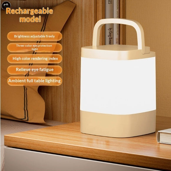 Bedroom Sleep-friendly Eye-care Charging Night Light For Student Dorms