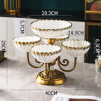 Coffee Table Light Luxury Dried Fruit Snack Plate Candy Plate