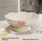 Light Luxury High-end Fruit Plate New Drain