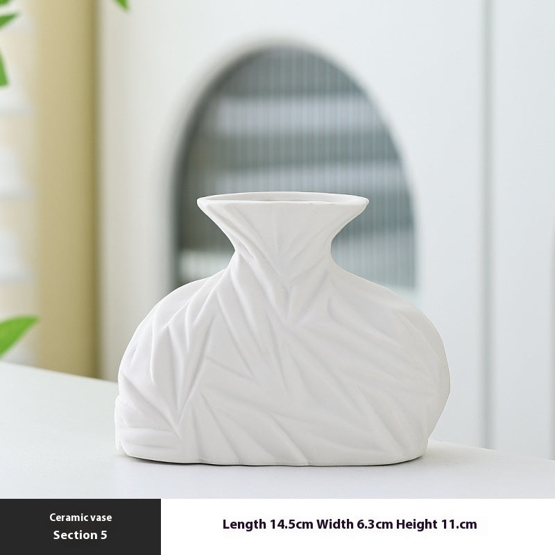 Ceramic Vase Minimalist Creative Flower Container