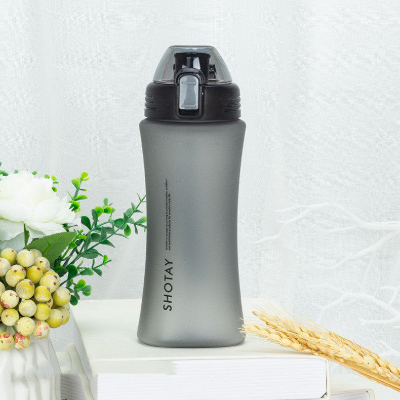 Frosted Tea Cup Portable Plastic Large Capacity