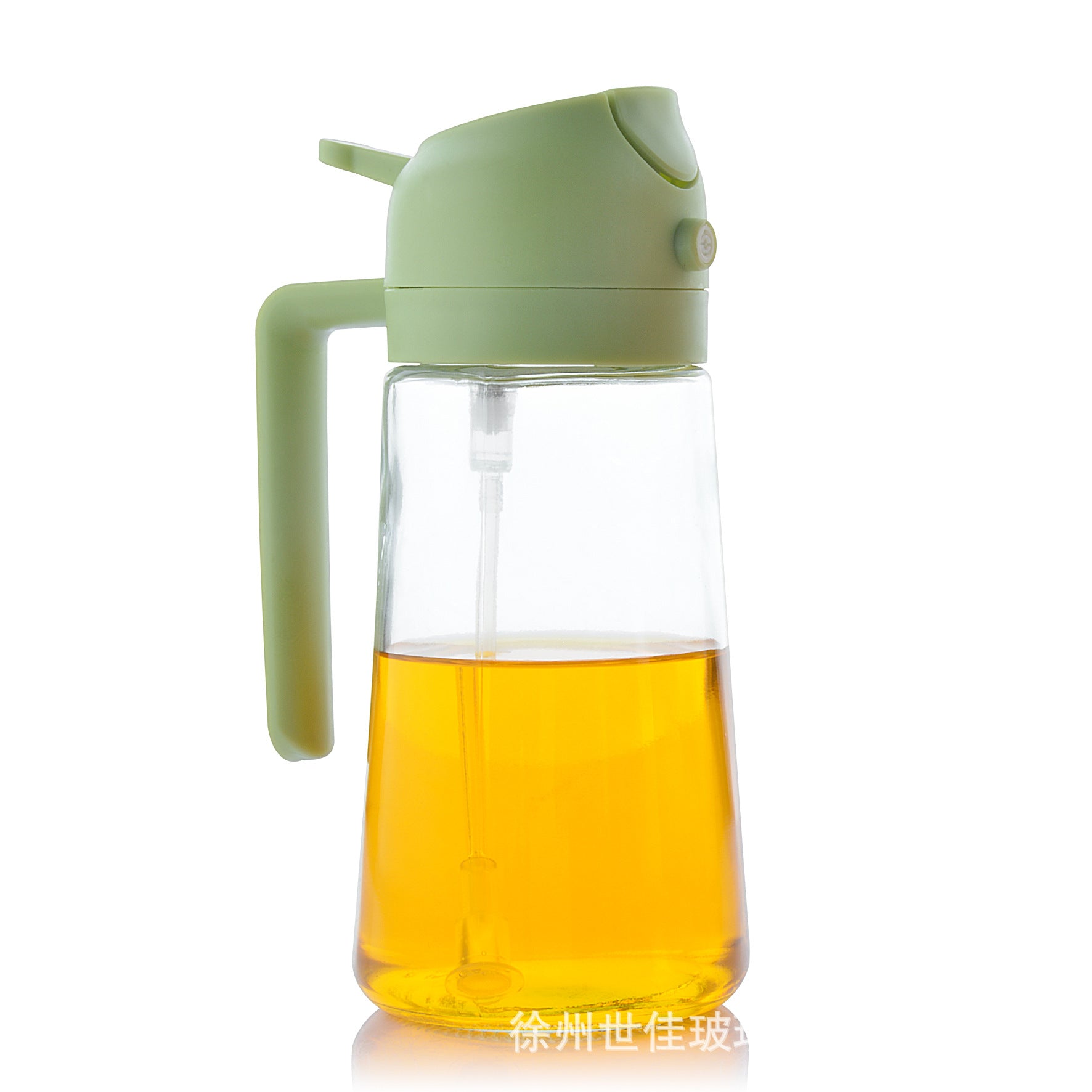 Household Kitchen Large Capacity 470ml Glass Oiler