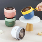 304 Stainless Steel Insulated Oatmeal Cup Soup Microwave Portable With Spoon