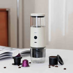 Portable Coffee Machine Automatic Extraction Ground Coffee Capsules Dual-use
