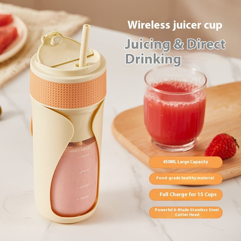 Portable Small Wireless Multi-function Electric Fresh Fruit And Vegetable Juice Cup