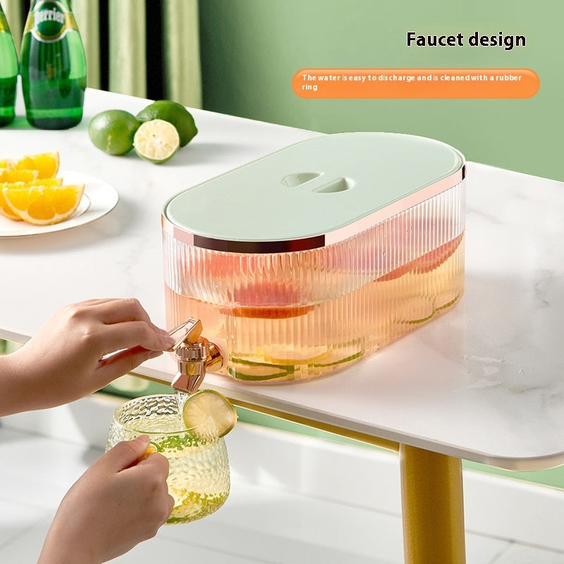 High Temperature Resistant Large Capacity Cooler Fruit Tea Barrel