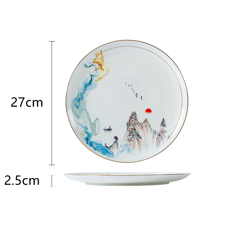 Nordic Bone China Tableware Set For Household Use