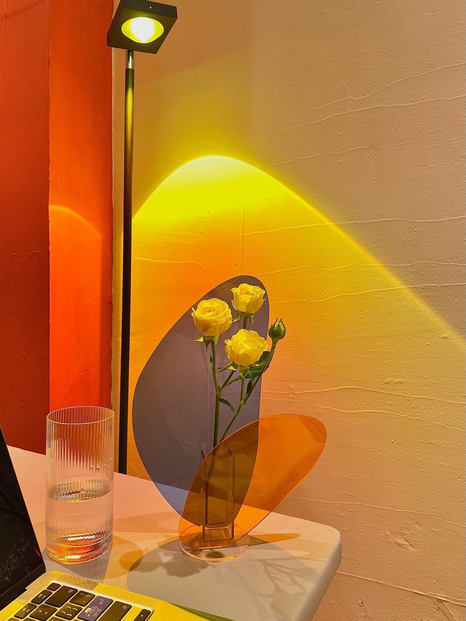 European And American Acrylic Vase Furniture Decoration