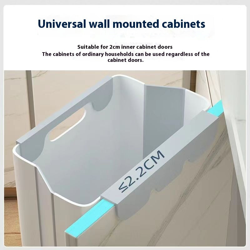 Kitchen Trash Can Hanging Household Kitchen Waste Classification Foldable