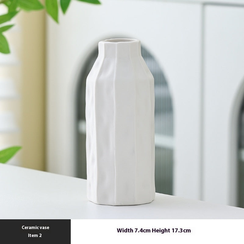 Ceramic Vase Minimalist Creative Flower Container