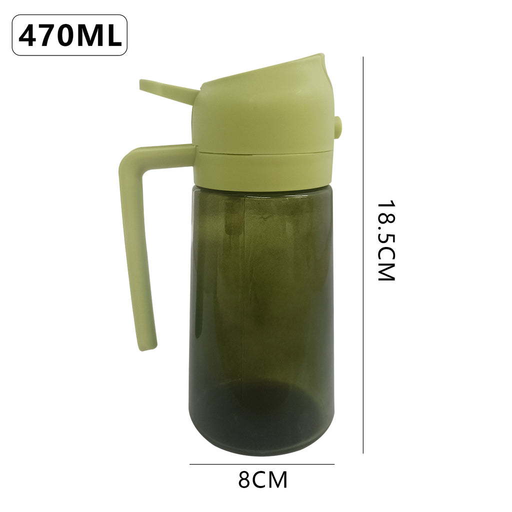 Household Kitchen Large Capacity 470ml Glass Oiler