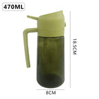 Household Kitchen Large Capacity 470ml Glass Oiler