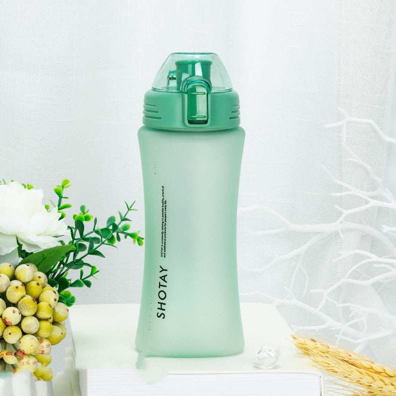 Frosted Tea Cup Portable Plastic Large Capacity