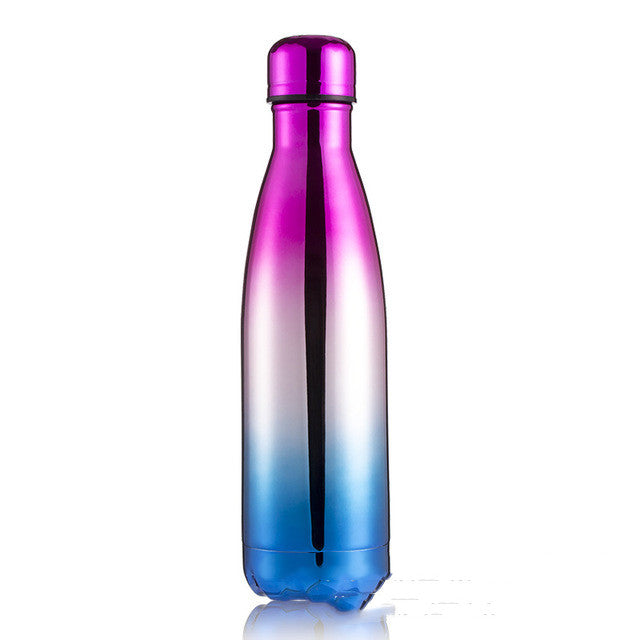 Fashionable Vacuum Heat Outdoor Sports Heat Preservation Water Bottle