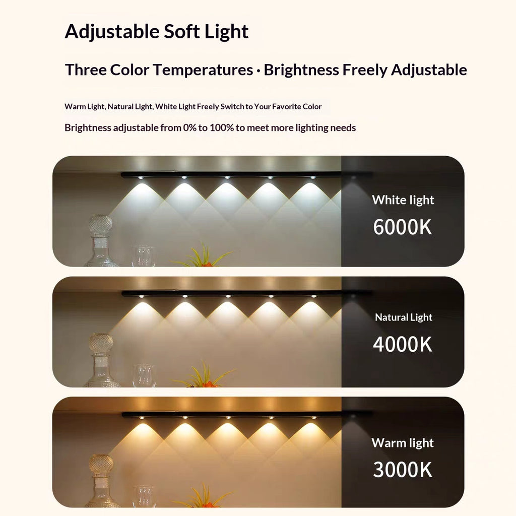 Smart LED Motion-sensor Light Strip For Cabinets