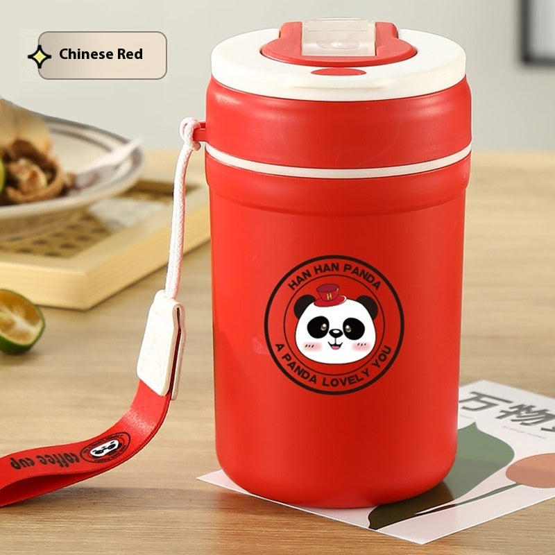 Portable Good-looking Straw Office Coffee Cup