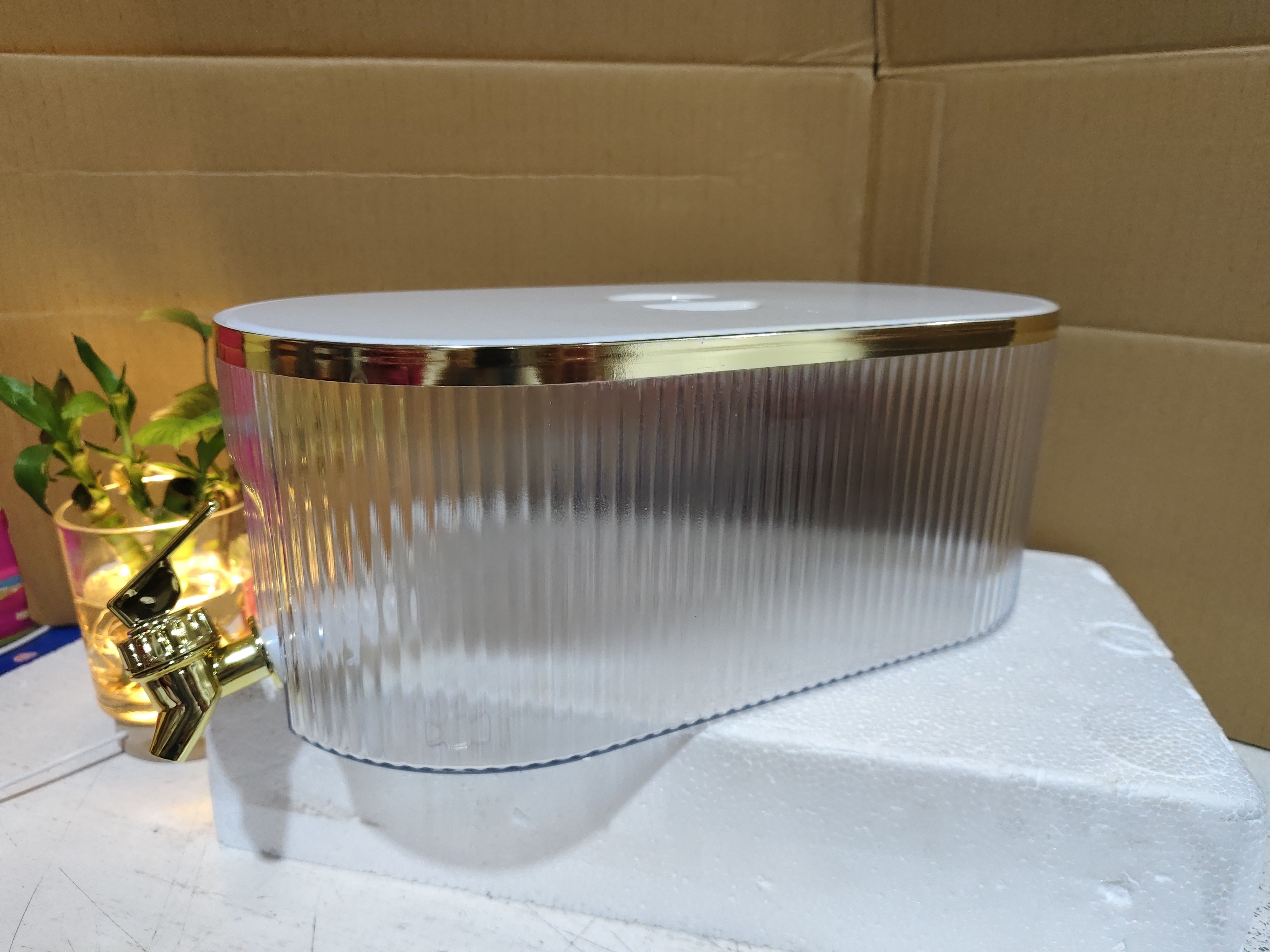 High Temperature Resistant Large Capacity Cooler Fruit Tea Barrel