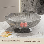 Light Luxury High-end Fruit Plate New Drain