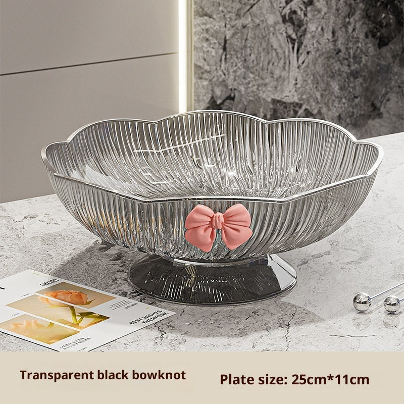 Light Luxury High-end Fruit Plate New Drain